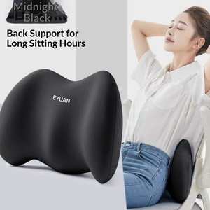 R Slow Rebound Memory Foam Lumbar Support Waist Cushion for Car & Office Use PU Sponge Filled Relieves Fatigue - Product Image 2