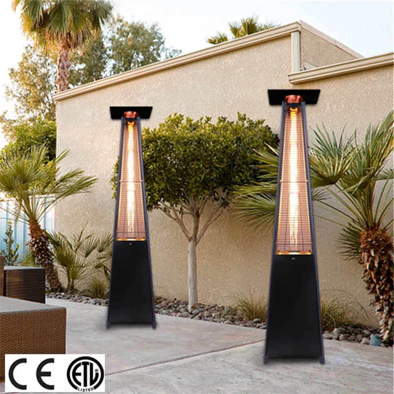 Tuin Outdoor Staande Toren Gas Patio Wielen Propaan Gas Heater Aanpasbare Outdoor Piramide Gas Heater JDX-A-C