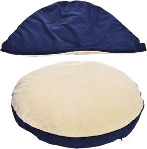 Cama Básica para Mascotas con Cubierta Extraíble Tipo Cueva, de Franela, Algodón y Felpa, Cálida y Cómoda - Product Image 4