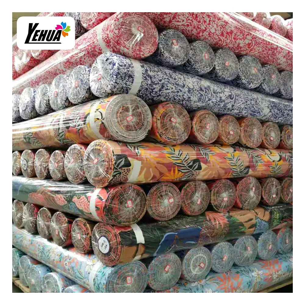 Voorraad Veel Print 100 Rayon Challis Stof Voor Korea/Indonesië Rayon Spandex Stof Rayon Stof Stocklot