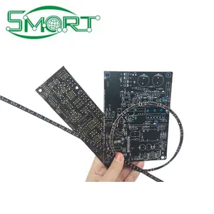 Akıllı elektronik özel D 94V-0 Led Pcb siyah Pcb multimetre Pcb kartı