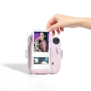 Sofortbildkamera Mini 12 Schutzhülle aus transparentem Hartplastik mit Fotoaufbewahrung, Schutzhülle für Sofortbildkameras im Großhandel - Product Image 4