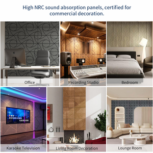 Grand panneau acoustique absorbant le son, à fixer au plafond ou au <span class=keywords><strong>mur</strong></span>, solution de contrôle du bruit pour églises et auditoriums, panneau mural <span class=keywords><strong>d</strong></span>écoratif - Product Image 3