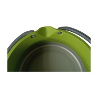 Bouilloire pliable en silicone de qualité alimentaire pour l'extérieur