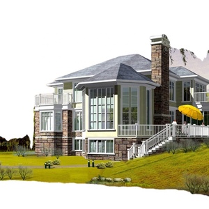 Villa moderna dell'acciaio leggero nel nuovo sviluppo e nella casa d'acciaio leggera di modo unico della Villa, gabinetto e ville Delicate del paese - Product Image 3