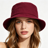 Sombrero de Pescador Unisex de Algodón, Gorra de Sol de Verano para Playa y Pesca con Logotipo Personalizado Impreso y Bordado