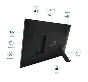 Usine chinoise Cadre photo vidéo 10 pouces cadre photo numérique wifi avec application Frameo pour partager des photos instantanément - Product Image 3