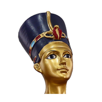 Vilead — figurines Miniature de artistes égyptien antiques, personnages du buste de la tête de reine, pharaon, en soldes