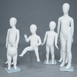 Mannequins Enfants Corps Entier Blanc Éclatant pour Vitrines, Présentoirs, Prises de Vue de Vêtements pour Enfants, Supports de Poupées – En Stock - Product Image 2