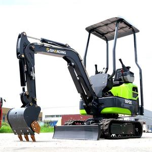 รถขุด SHANDING จัดส่งฟรี เครื่องยนต์ Kubota 3 ตัน มาตรฐาน EPA EURO 5 รถขุดขนาดเล็กสำหรับฟาร์ม รถขุดขนาดเล็ก 1 ตัน 2 ตัน มินิเอ็กซ์คาเวเตอร์ - Product Image 1