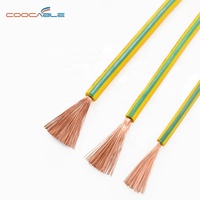 Cable de Tierra H07V-K de 1*16mm2, Verde/Amarillo, Resistente a los Rayos UV