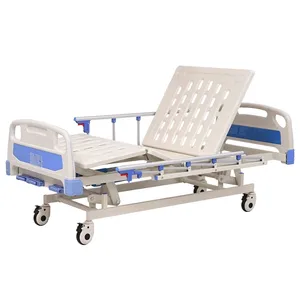 3 Crank 3 Function Adjustable Manual Medical Equipments Hospital Bed In Low Prices For Sale