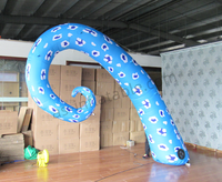 Tentacule de pieuvre gonflable géant, tentacules de Kraken gonflables personnalisés pour la décoration de fenêtres de bâtiments, d'événements extérieurs et de festivals