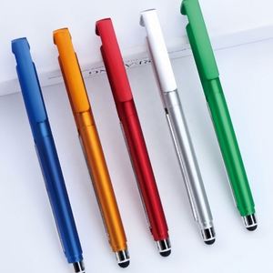 Nouveau stylo multifonctionnel en plastique orange, peut servir de support, bannière rétractable, stylo de bureau professionnel avec pointe de 1,0 mm - Product Image 2