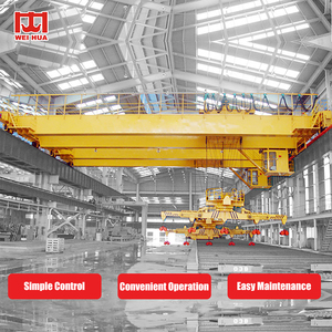 Pont roulant magnétique robuste à double <span class=keywords><strong>poutre</strong></span> A6 pour travaux lourds, capacité 5T, 20T, 30T, 50T, pour la construction - Product Image 3