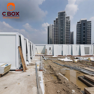 Cbox - Casa Contenedor Desmontable de Acero con Paneles Sándwich para Dormitorios en Obras de Construcción, Prefabricada y Modular de 2 Pisos - Product Image 3