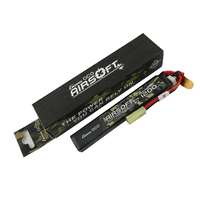Vente chaude 7.4V 11.1V 1200mAh 2S 3S batterie lipo batteries rechargeables pour pistolets à gel airsoft