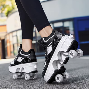 SeeMore Zapatillas con Ruedas de Alta Calidad para Niños con Ruedas Dobles con Luz LED, Zapatillas de Patinaje para Hombres y Mujeres 2 en 1 - Product Image 3