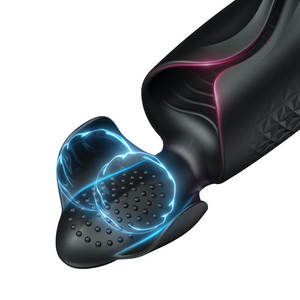 USB充电阴茎刺激振动男性自慰器成人性玩具防水硅胶材料飞机Cupp - Product Image 3