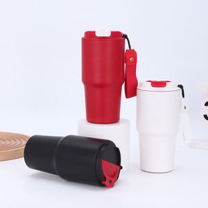 Taza de Viaje Moderna de 600ml-1L con Diseño Personalizado, Logotipo Personalizado, Taza de Café de Acero Inoxidable con Aislamiento al Vacío, Mantiene la Temperatura de 6 a 12 Horas - Product Image 2