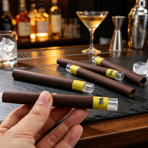 Papier à rouler les cigares personnalisé avec logo/marque, papier à rouler pré-roulé OEM/ODM avec embouts filtrants en verre de 12 mm, papier à rouler en fibres végétales - Product Image 3