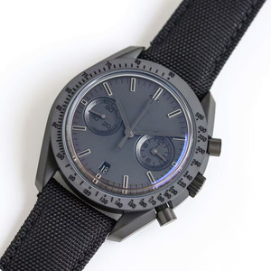 <span class=keywords><strong>Orologio</strong></span> Sportivo Cronografo di Alta Gamma in Ceramica Nera con Vetro Zaffiro, Impermeabile, <span class=keywords><strong>Unisex</strong></span>, Cinturino in Nylon, Movimento Meccanico <span class=keywords><strong>Automatico</strong></span> - Product Image 3