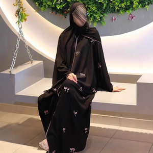 Nouvelle Robe <span class=keywords><strong>Abaya</strong></span> Femme Turque à Prix Avantageux pour Mosquée, Moyen-Orient, Musulmane, Style Européen, Abayas de Femme Dubaï en Gros - Product Image 1