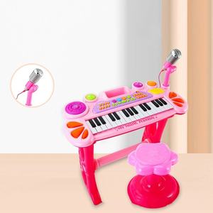 Clavier électronique populaire avec microphone, instrument musical éducatif multifonctionnel pour l'apprentissage précoce et l'éveil - Product Image 3