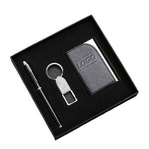 Executive Business <b>Gift</b> <b>Set</b> with Metal Pen, Keychain, Notebook ,Creative Card Holder Perfect Promotional Giveaway - Product Image 1