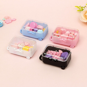 Mini Contenedor <span class=keywords><strong>de</strong></span> Almacenamiento <span class=keywords><strong>de</strong></span> <span class=keywords><strong>Dulces</strong></span> con Forma <span class=keywords><strong>de</strong></span> Maleta <span class=keywords><strong>de</strong></span> Viaje, <span class=keywords><strong>de</strong></span> Plástico <span class=keywords><strong>de</strong></span> 7.5 cm, <span class=keywords><strong>de</strong></span> Grado Alimenticio - Product Image 3
