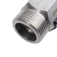 Capteur de débit d'eau en acier inoxydable 1 pouce Débitmètre magnétique à effet Hall Capteurs de débit DC5V, 2-45L/min pour systèmes HVAC