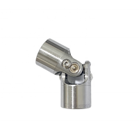 Joint universel simple en acier, roulement à aiguilles usiné CNC de précision pour transmission de puissance