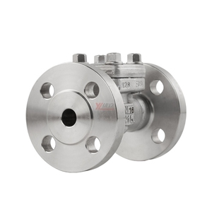 YOULI 304 Anti bocor suhu tinggi ANSI 150LB 316 baja tahan karat JIS 10K 1,6mpa A105 katup cek flensa ayunan tempa