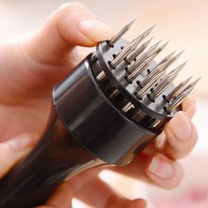 Attendrisseur à viande en acier inoxydable avec 21 aiguilles, optimiseur de saveur, outils de marinade pour barbecue, outil de attendrissement en métal - Product Image 2