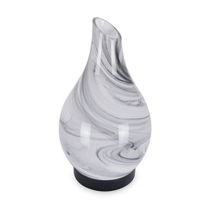 Electric Glass Craft Ultrasonic Aroma <b>Diffuser</b> Interior-Dyed Flower Design Humidifier for Office Home Bedroom Living <b>Room</b> 1-Year - Product Image 5