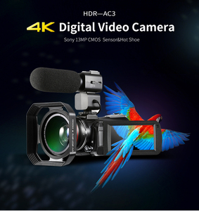 Hotshoe <span class=keywords><strong>Wifi</strong></span> video kamera kızılötesi dijital kamera ile UHD UHD 4K 30x Zoom - Product Image 3