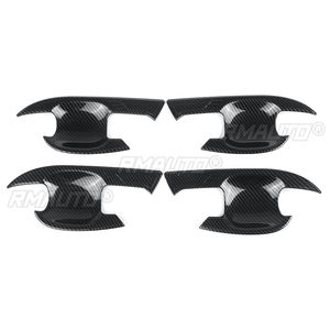Lot de 4 garnitures de protection pour poignées de portes extérieures de voiture, décoration DIY, LHD, pour Toyota Highlander/RAV4 XA50 2019 2020 2021 - Product Image 1