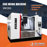 Centre d'usinage vertical CNC VMC850, broche BT40, commande FANUC, haute rigidité, 4ème axe en option