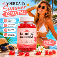 Bräunungs-Beta-Carotin-Gummis Kostenloser Versand Bräunungs-Gummis mit Vitamin C Tägliche Bräunungs-Gummis Private Label Logo