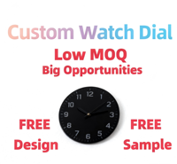 Cadran de montre vierge en laiton de haute qualité OEM 28,5 mm avec logo personnalisé et impression sur mesure