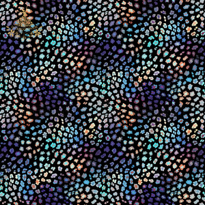Feuilles autocollantes pour vêtements, haute qualité, imprimé léopard arc-en-ciel - Product Image 6
