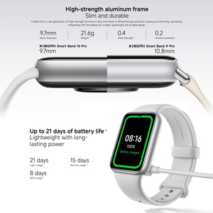 Per <span class=keywords><strong>Xiaomi</strong></span> <span class=keywords><strong>Smart</strong></span> Band 10 Pro, Display AMOLED da 1,74'', BT5.4, Fino a 21 Giorni di Autonomia, Monitoraggio Salute 24H, Impermeabile 5ATM - Product Image 4