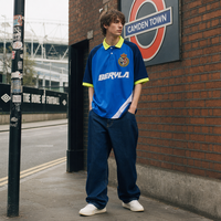 Maßgeschneidertes Retro-Fußballtrikot 90er Jahre Auswärtstrikot für Übergroße Unisex-Größen, Schweres Spandex/Baumwoll-Gewebe, Guangzhou OEM ODM Fabrik Großhandel