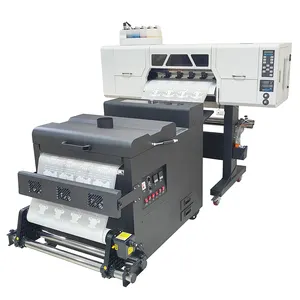 Nuevo conjunto de impresora DTF de 60cm, máquina de impresión de camisetas de transferencia de calor directa a la impresora de película con cabezal de impresión XP600 i3200 i1600