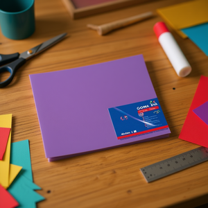 Foglio di Schiuma EVA ILAN 40x60cm Viola, Materiale per Artigianato - Product Image 3