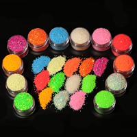 Poudre de paillettes lumineuse, paillettes holographiques brillantes dans le noir, pigment fluorescent, art des ongles, PET durable, taille personnalisée, décoration DIY