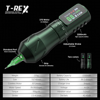 Stylo à tatouer sans fil professionnel TREX F150 2200mAh avec course réglable de 2,3 à 4,5 mm pour débutants, artistes, art corporel