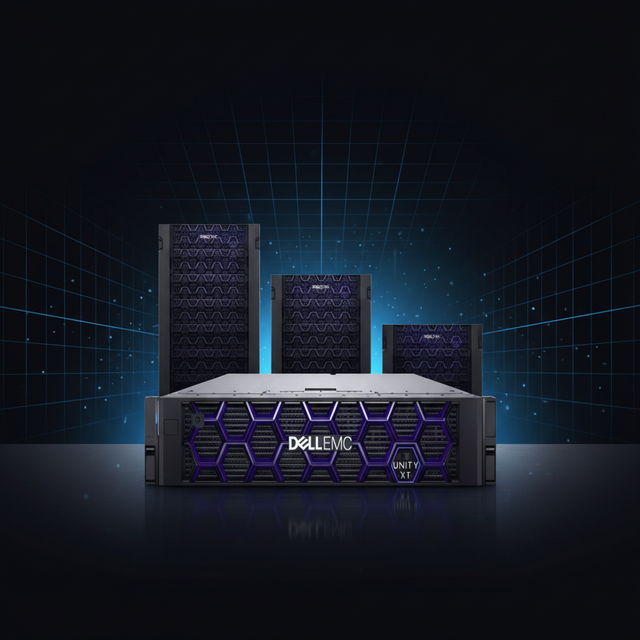 Hot Sale and New Original EMC Unity XT480 Hybrid Unified Storage 8*1.2T 8*16GB Dual Controller Storage Server Unity XT480