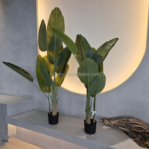 140 di alta qualità-160CM di plastica artificiale per interni <span class=keywords><strong>albero</strong></span> di Banana <span class=keywords><strong>albero</strong></span> decorazione <span class=keywords><strong>albero</strong></span> di qualità pianta artificiale - Product Image 2