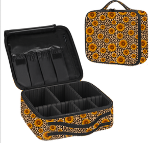 Tùy Chỉnh Hợp Thời Trang Xách Tay Vẻ Đẹp Túi Mỹ Phẩm Túi Hawaii Lokelani Pikake Lei Printtie Dye Phụ Nữ Cứng Trang Điểm Trường Hợp - Product Image 3